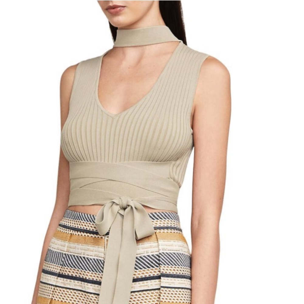 NEW BCBGMAXAZRIA Hana Hana Mock-Neck Top